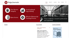 Desktop Screenshot of palgojournals.org