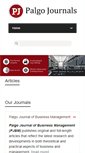 Mobile Screenshot of palgojournals.org